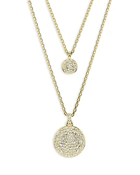 Swarovski Sublima Layered Pendant Necklace, 15