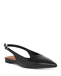 Women's Hermine Pointed Toe Slingback Flats