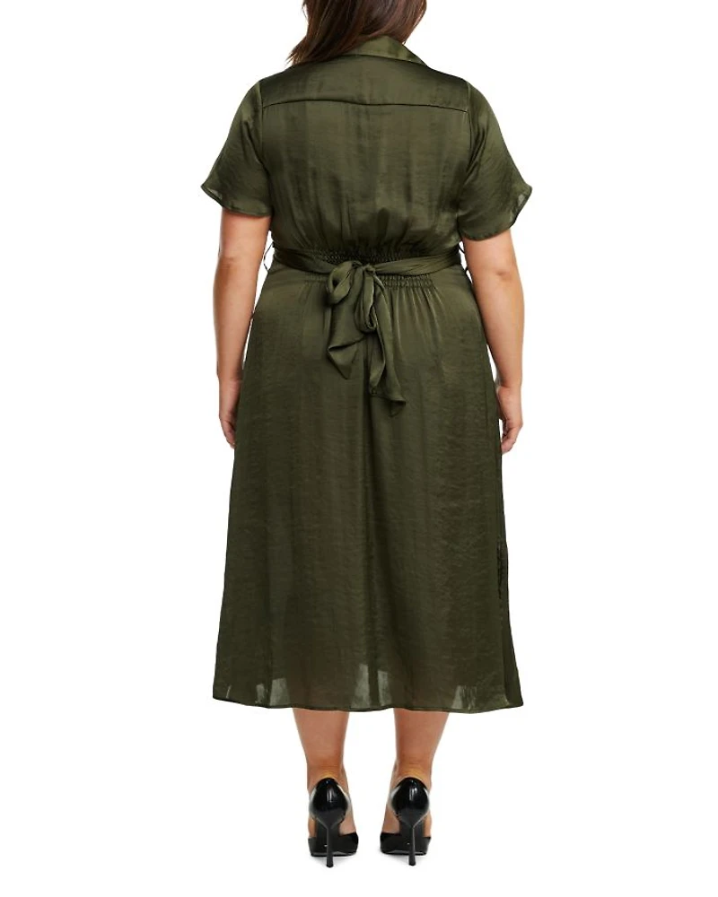 Plus Oasis Wrap Dress