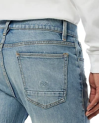 Walker Kick Flare Distressed Jeans Resort Blue