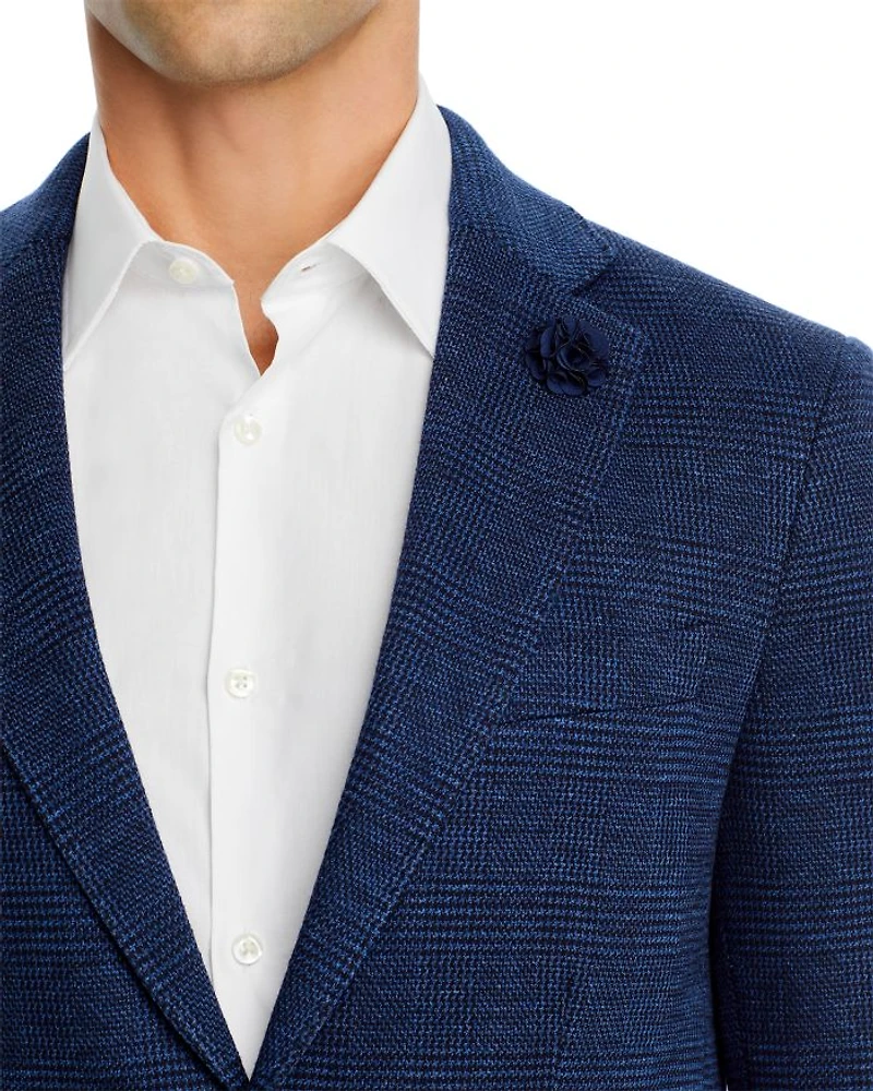 New York Plaid Jersey Regular Fit Sport Coat