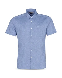 Nelson Tailored Fit Short Sleeve Button Down Shirt