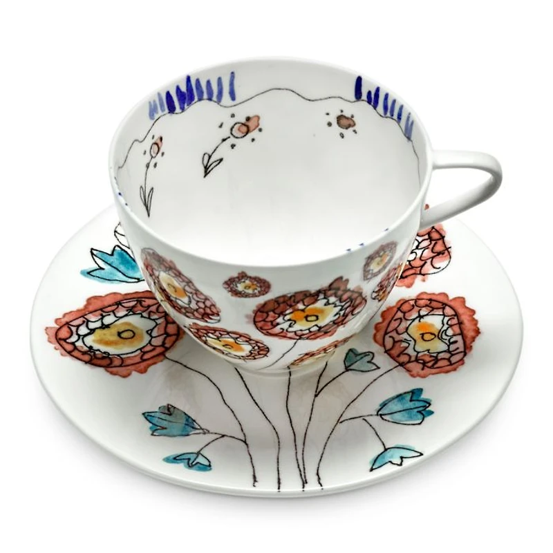 Marni Anemone Cappuccino Cup and Saucer