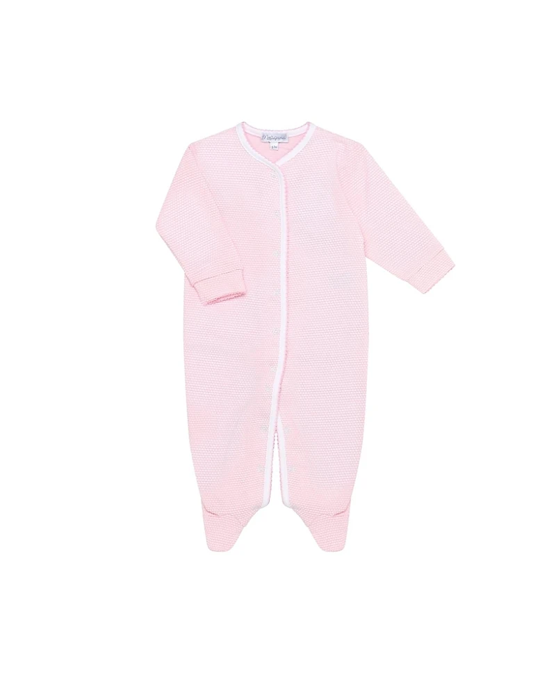 Nellapima Girls' Pink Bubble Baby Footie