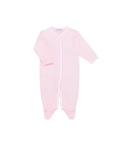 Nellapima Girls' Pink Bubble Baby Footie