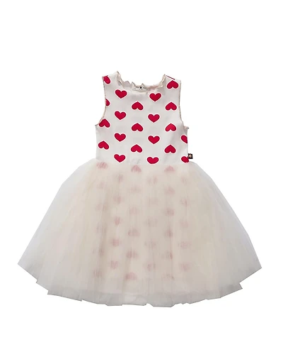 Petite Hailey Girls Heart Tutu Dress - Little Kid, Big Kid