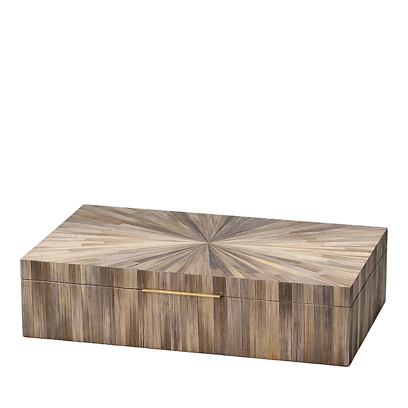 Jamie Young Palm Marquetry Decorative Box
