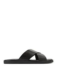 Men's Nantucket Cross Strap Slip On Slide Sandals