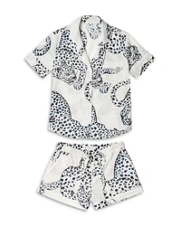 Cotton Jaguar Shorts Pajama Set