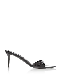 Women's Intriigo Croc Embossed High Heel Slide Sandals