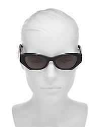 Lady 95.22 B1I Mirrored Butterfly Sunglasses, 53mm