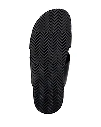 Men's Bologna Double Strap Woven Slip On Slide Sandals