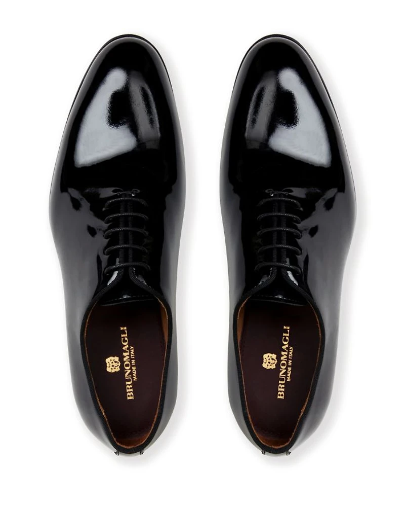 Men's Angelo Patent Lace Up Oxford Dress Shoes