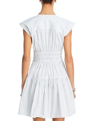 Tora Cotton V Neck Dress