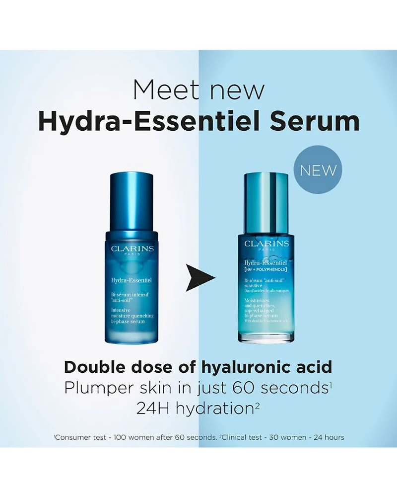 Hydra Essentiel Bi Phase Face Serum with Double Hyaluronic Acid 1 oz.