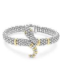 18K Yellow Gold & Sterling Silver Rare Wonders Caviar Bead Snake Bracelet