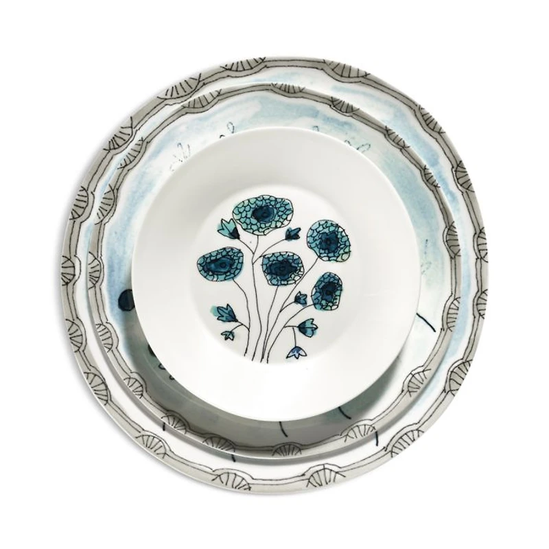 Marni Anemone Vaniglia Small Serving Plate