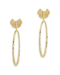 Anabel Aram Butterfly Single Hoop Earrings