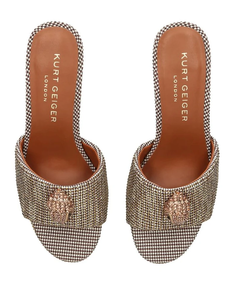 Women's Kensington Eagle Head Block Heel Sandals