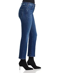 The Lil' Hustler Petites High Rise Cropped Straight Jeans Heirloom