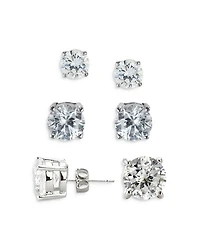 Round Stud Earring Set