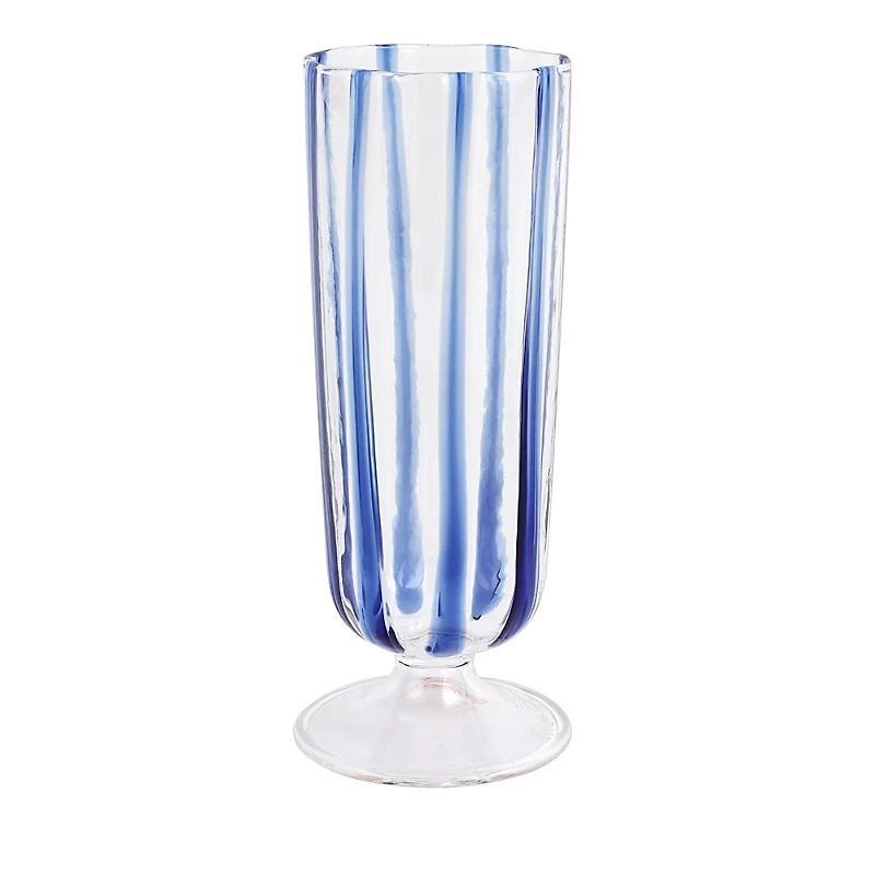 Vietri Nuovo Stripe Champagne Glass