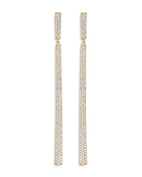 Ettika Gramercy Pave Linear Drop Earrings