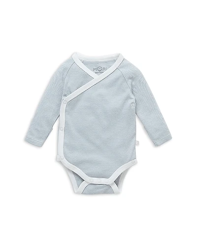 Mori Unisex Long Sleeve Kimono Bodysuit - Baby