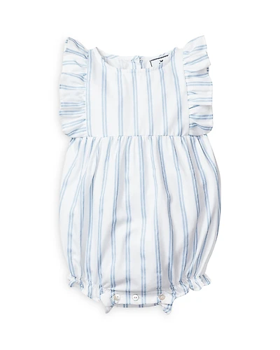 Petite Plume Girls' Stripes Ruffled Romper - Baby