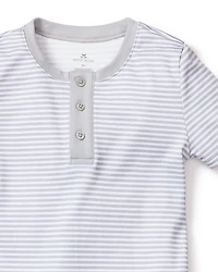 Unisex Pima Cotton Striped Short Set - Little Kid, Big Kid