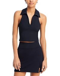 Beyond Yoga Heather Rib Prep Cropped Tank