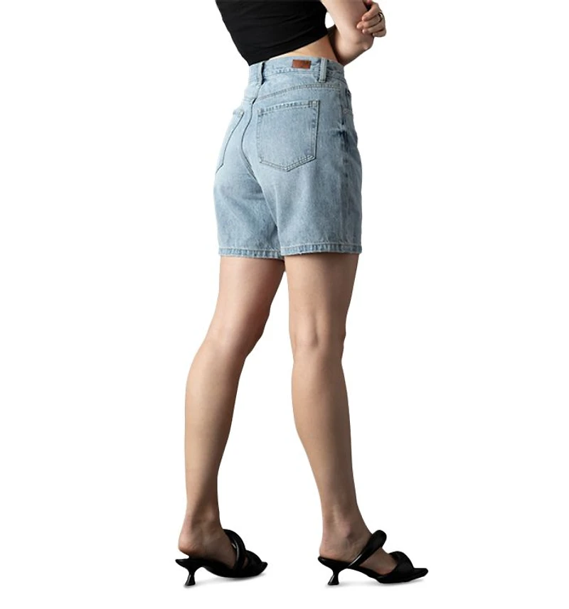 Flex Back Denim Shorts