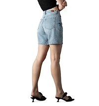 Flex Back Denim Shorts