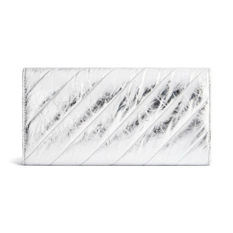 Crush Wallet On Chain Metallized Quilted