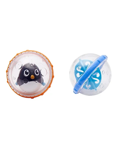 Munchkin Float & Play Bubbles Baby Bath Toys, 2 Pack - Ages 12 Months+