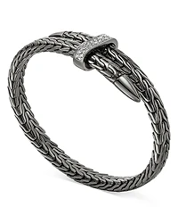 John Hardy Spear Pave Flex Cuff
