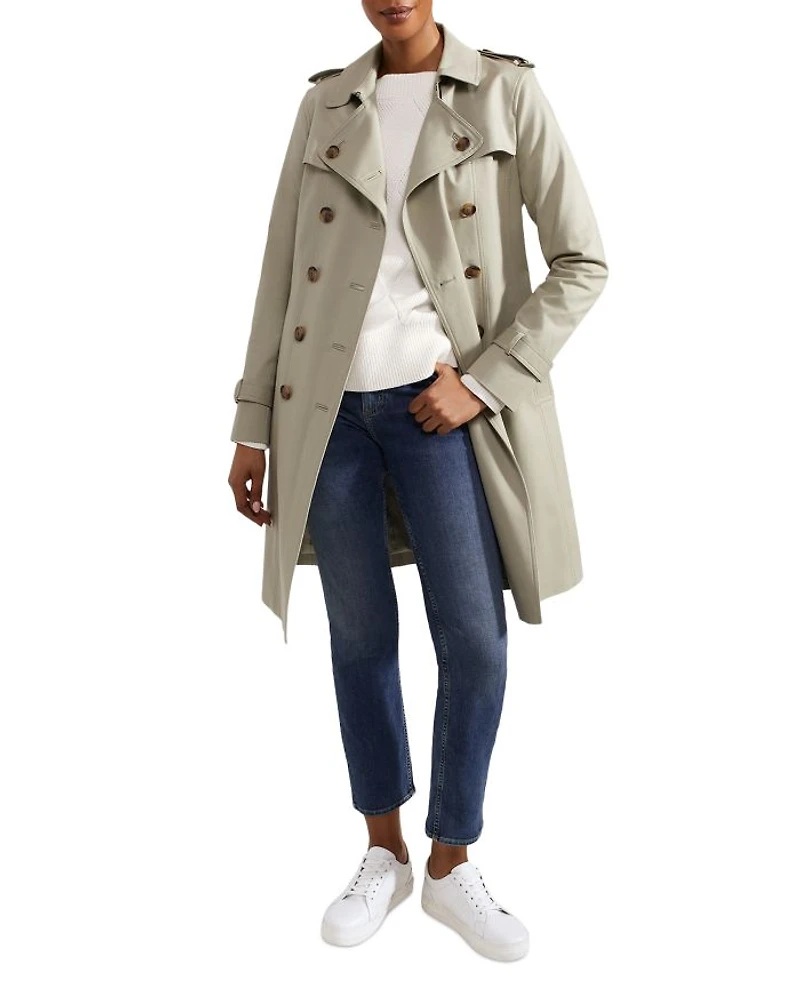 Saskia Double Breasted Trench Coat