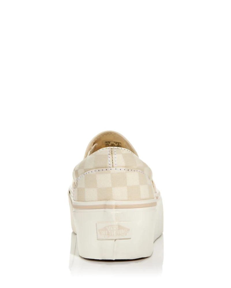 Women's Classic Slip On Platform Sneakers