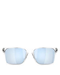 Polarized Rectangular Sunglasses, 56 mm