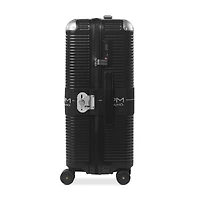 Bank Zip Deluxe Checked Suitcase