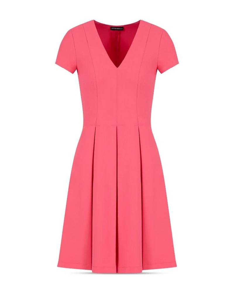 Techno Cady Short Sleeve Dress
