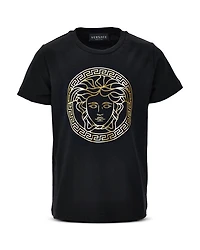 Boys' Cotton Jersey Medusa Logo Tee - Little Kid