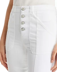 Benji Cropped Wide Leg Denim Pants