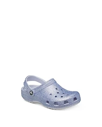 Crocs Unisex Classic Glitter Clogs - Toddler