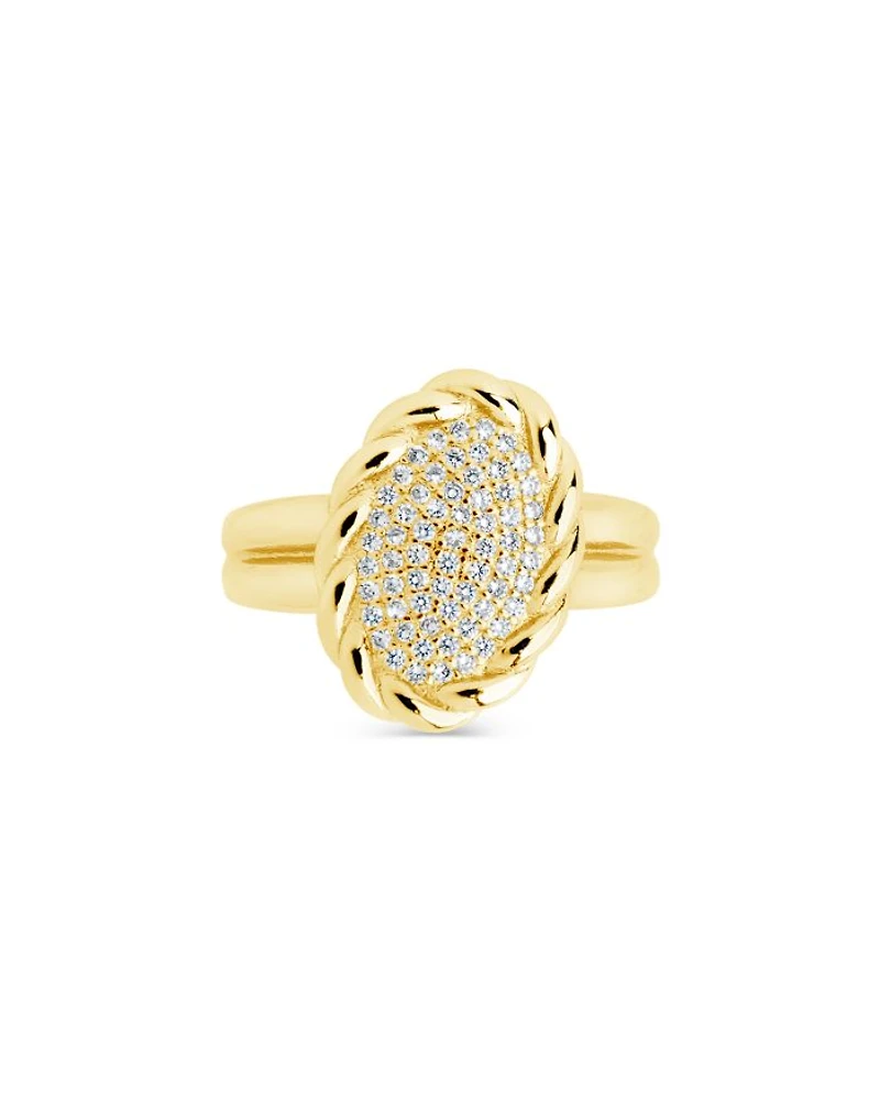 Galette Ring 14K Gold Plated