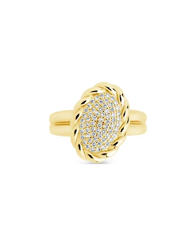 Galette Ring 14K Gold Plated