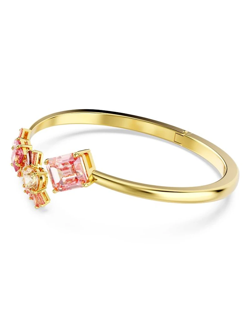 Gema Sakura Crystal Mixed Cut Bangle Bracelet