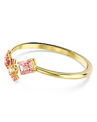 Gema Sakura Crystal Mixed Cut Bangle Bracelet
