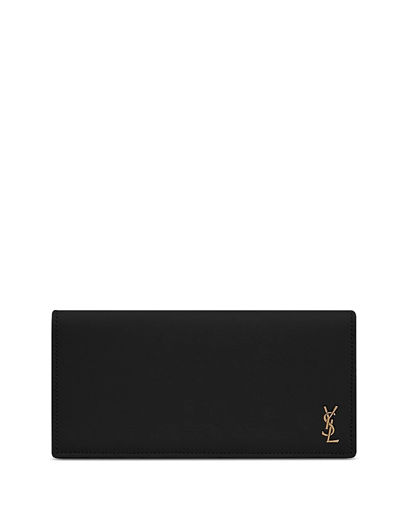 Saint Laurent Tiny Cassandre Flat Wallet