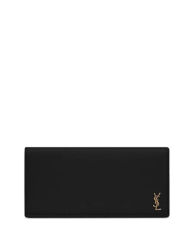 Saint Laurent Tiny Cassandre Flat Wallet